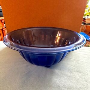 Hazel Atlas Cobalt Blue Bowl 7.75"